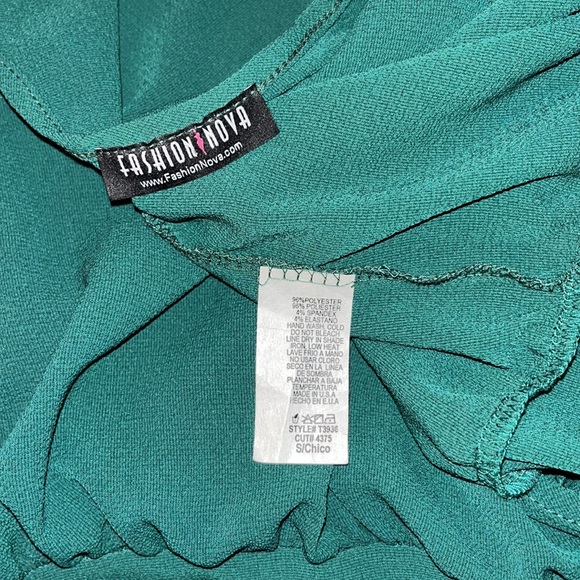 🧩 Fashion Nova Wrap V Neck Blouse - Picture 12 of 14